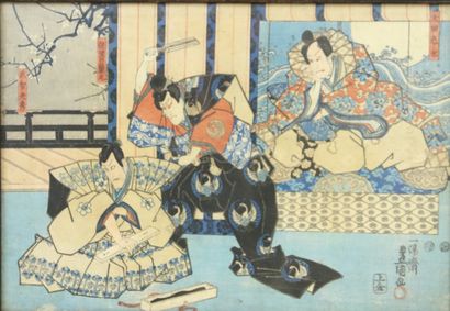 null ANDO Hiroshige (1797-1858)

Estampe oban yoko-e de la série du Tokaido gojusan...