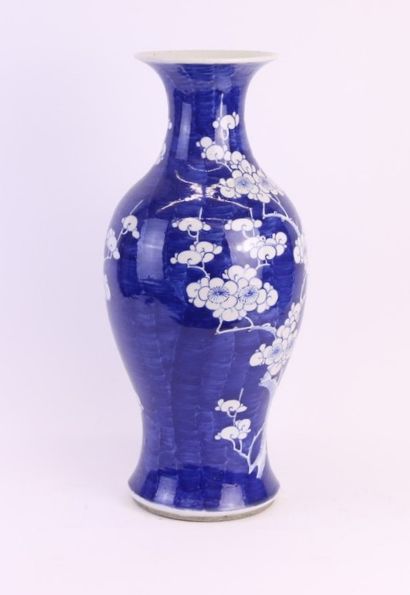 null CHINE, début XXe siècle

Vase balustre en porcelaine à décor de fleurs de cerisier...