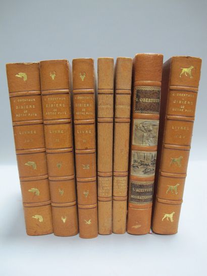 null Joseph OBERTHÜR. Game of our country. Natural history for hunters. Paris, Librairie...