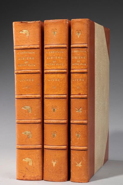 null Joseph OBERTHÜR. Game of our country. Natural history for hunters. Paris, Librairie...