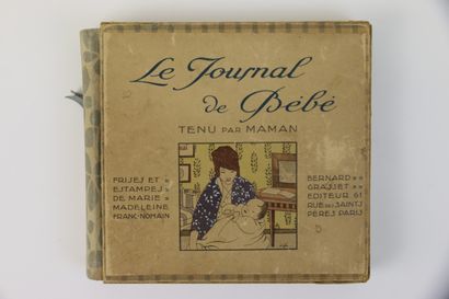null Madeleine FRANC-NOHAIN. Le Journal de bébé tenu par Maman. Paris, Grasset, 1914....