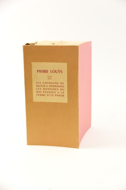 null Pierre LOUYS

Quatre ouvrages brochés sous chemise cartonnée comprenant : Les...