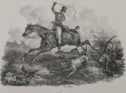 null Carle VERNET (1758-1835)

Chasse à cour et cavalier avec la diligence

Deux...