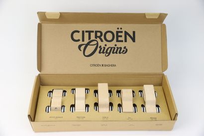 null CITROËN ORIGINS X BAGHERA.

Box of 5 miniatures of the legendary models of the...