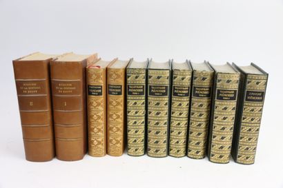 null LITERATURE - MEMOIRS] Set of 23 modern bound books: Memoirs of the Duchess of...