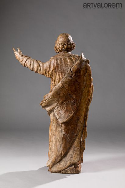 null 
France, 18th century
Saint Peter
Round-body in oak
Height : 102 cm
Right hand...