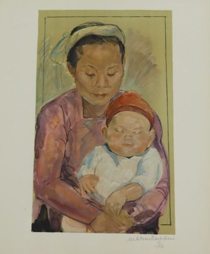 null Marie -Antoinette BOULLARD-DEVE ( 1890-1970)

Suite de 20 lithographies en couleur,...