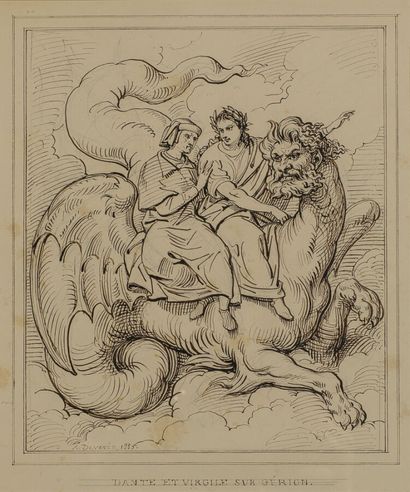 Achille DEVERIA (1800-1857)

Dante et Virgile...
