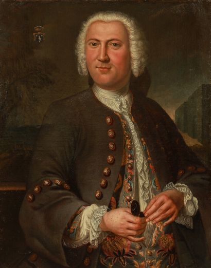 Ecole française du XVIIIème siècle. 

Portrait...