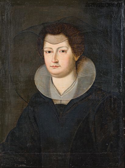 Ecole italienne du XVIIème siècle. 

Portrait...