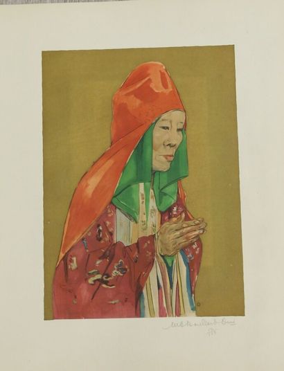 null Marie -Antoinette BOULLARD-DEVE ( 1890-1970)

Suite of 20 lithographs in color,...