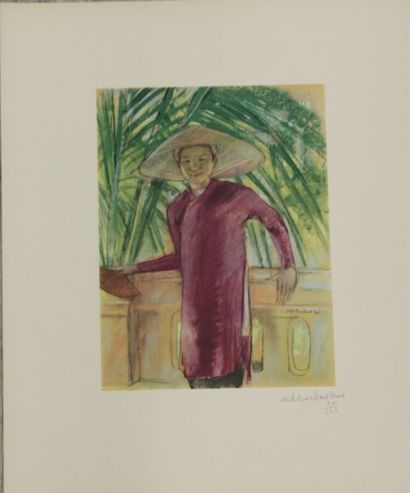 null Marie -Antoinette BOULLARD-DEVE ( 1890-1970)

Suite of 20 lithographs in color,...