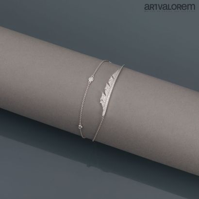 null STEPHEN WEBSTER

Bracelet en or gris 750°/°° modèle "Magnipheasant" pavé de...