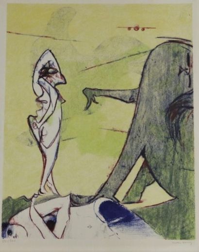 null Dorothea TANNING (1910-2012)

Hommage à Max Ernst, 1974

Lithographie en couleurs...