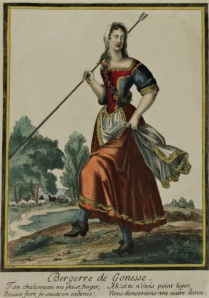 null Nicolas BONNARD (1637?-1718)

Berger et Bergère de Gonesse

Deux gravures coloriées...