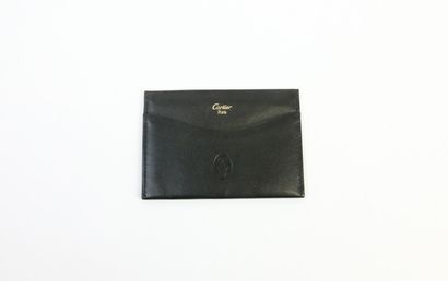CARTIER Paris

Black leather card case. 

6,5...