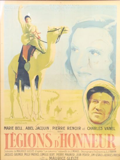 null Affiche de cinéma "Légions d'honneur", film de Maurice Gleize, éditeur Gaillard

78...