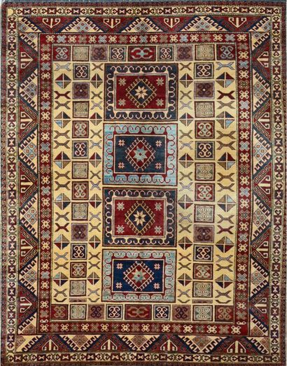 null Original Chechen (South Caucasus) circa 1980.

Beige field with four square...