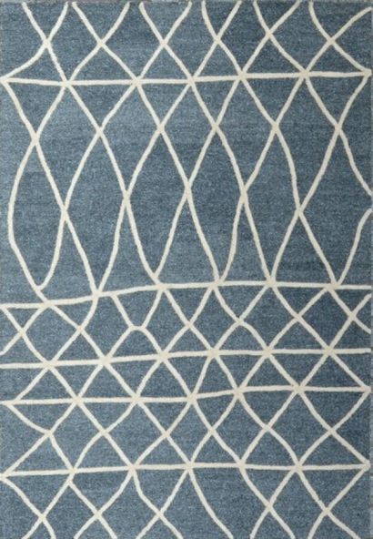 Modern contemporary carpet XXth. 
Mouse grey...