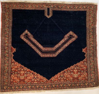 null Rare and exceptional, very fine Senneh saddle cloth North West of Persia around...
