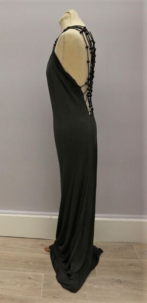 null CELINE 

Brown long dress with beaded back

Size 40

(Good condition)