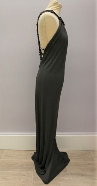 null CELINE 

Brown long dress with beaded back

Size 40

(Good condition)