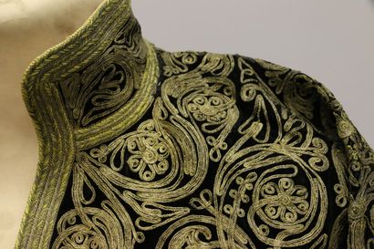 null Embroidered bolero, Balkans, Ottoman Empire, late 19th century. 

Black silk...