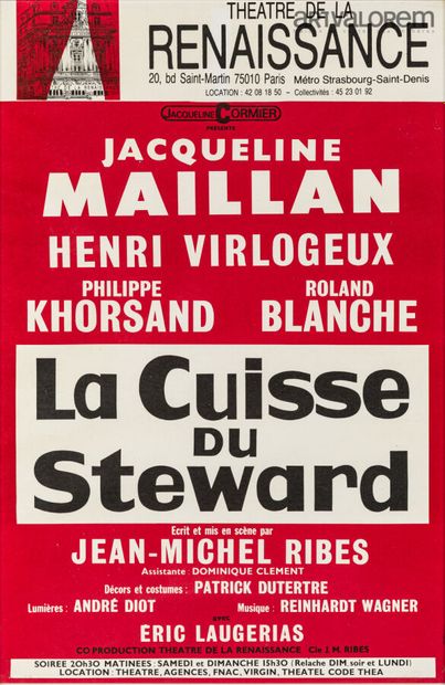 LA CUISSE DU STEWARD (1990) de Jean-Michel...