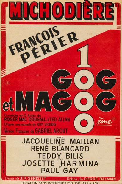 GOG ET MAGOG (1959) de Roger MacDougall et...
