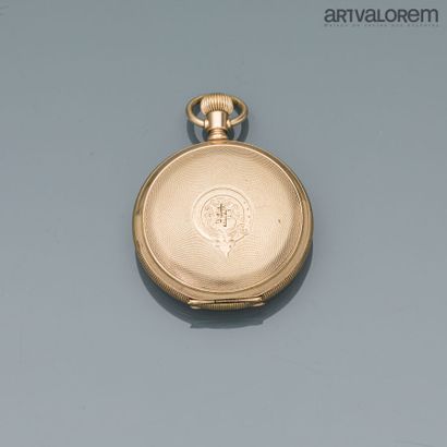 null 
ELGIN U.S.A




Gilt metal pocket watch, the white enamel dial with painted...