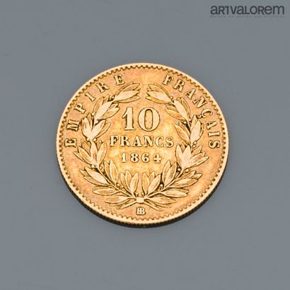null FRANCE

10 francs or Napoléon III, tête laurée

Année 1864