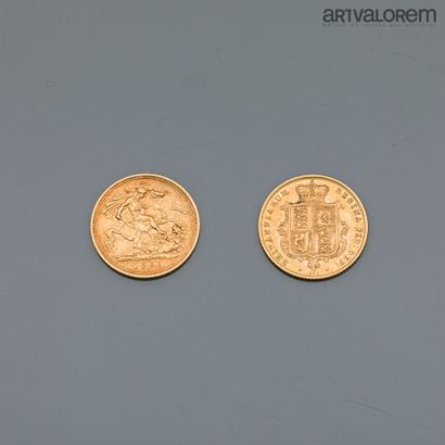 null UNITED KINGDOM

Two gold sovereigns Victoria

Years 1893 and 1872