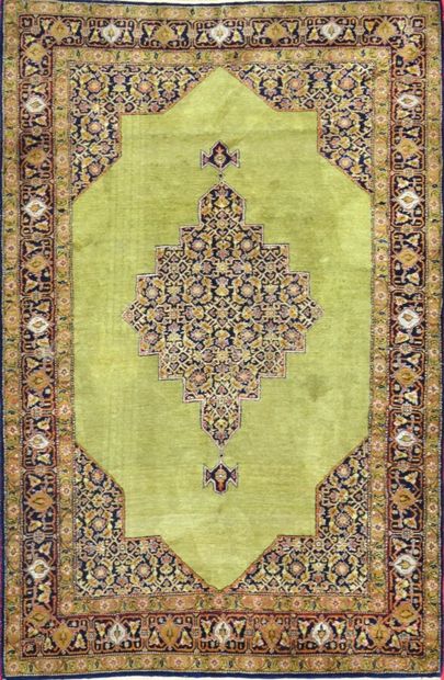 Fine silk Ghoum (Iran) Shah period, circa...