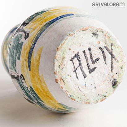 null ALEXANDROV Michel says ALLIX (born in 1910) & VALLAURIS

Earthenware vase of...