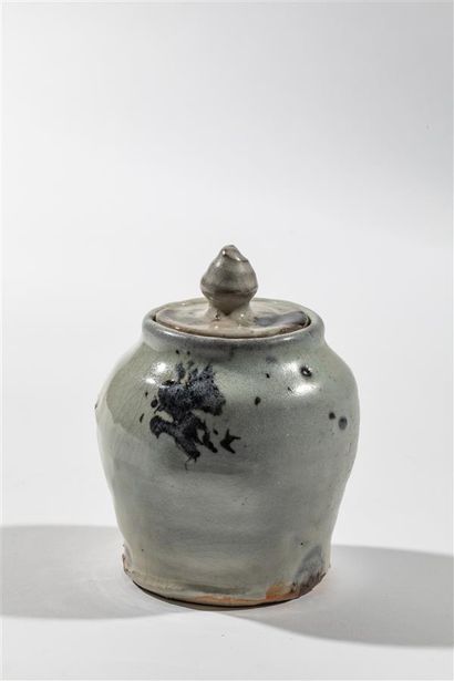 null SCALBERT Dauphine (born in 1955)

Small covered baluster pot in stoneware decorated...