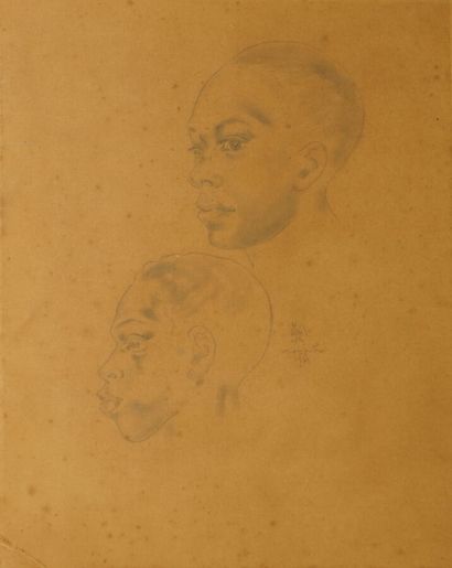 null FOUJITA Léonard Tsuguharu (1886-1968)

Jeune Métis, étude de visage, Rio de...