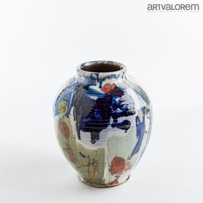 null LANOS Michel (1926-2005)

Ovoid vase with narrowed and hemmed neck in stoneware...