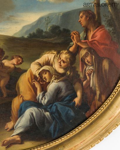 en attente de l'expert Surroundings of Carlo MARATTA (1625-1713)

The Nativity and...