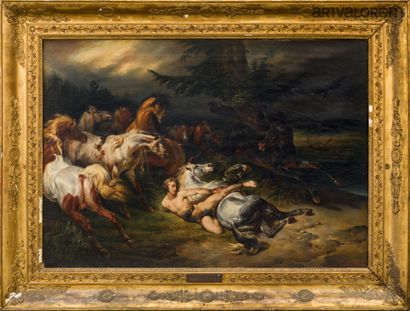 null Horace VERNET (1758-1836)



Mazeppa 

Oil on canvas signed and dated lower...