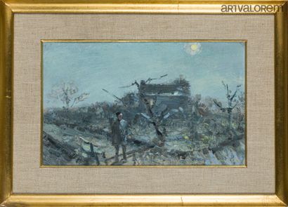 null Ludovic Piette de MONTFOUCAULT (1826 - 1878)

Moonlight in the orchard of Montfoucault

Gouache...