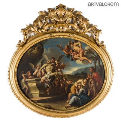 en attente de l'expert Surroundings of Carlo MARATTA (1625-1713)

The Nativity and...