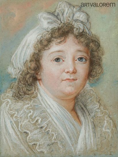 null École française du XVIIIème siècle 

Portait de la comtesse de Rombeck née Cobenzelle...