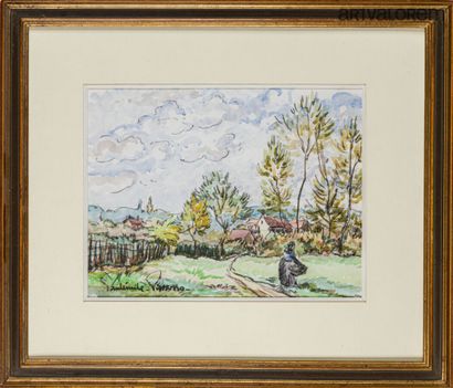 null 
Paul Émile PISSARRO (1884-1972)




View of the surroundings of (Pontoise)




Watercolor...