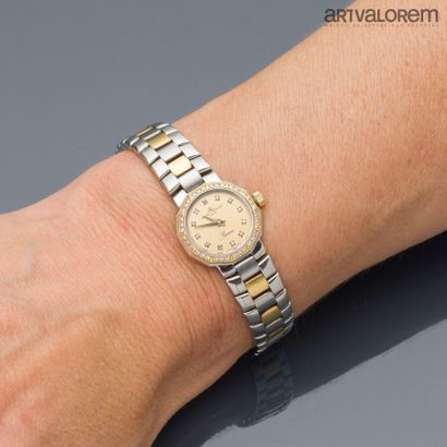 null BAUME & MERCIER Riviera 

Montre bracelet de femme en or et acier, cadran doré...
