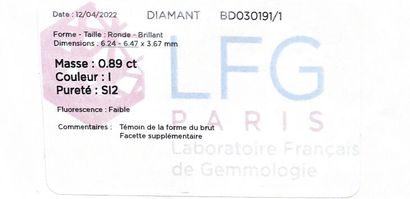 null Diamant sur papier

Pré-Certificat LFG numéro: BD030191/1 du 12.04.2022

Poids:...