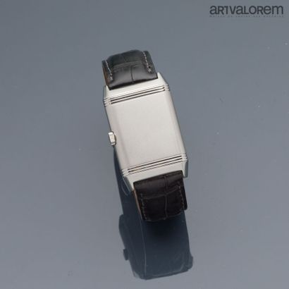  JAEGER-LECOULTRE, REVERSO grande taille modèle "GT SHADOW" 
Montre bracelet en acier,...
