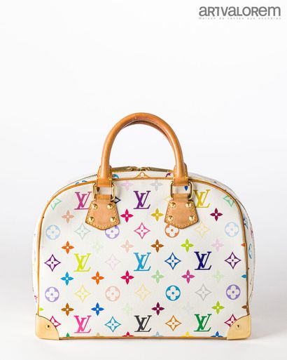 null LOUIS VUITTON 

Sac Trouville en toile enduite monogrammée multicolore et vache...