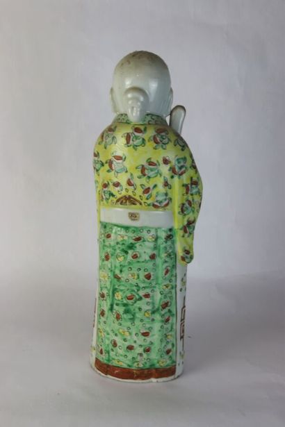 null CHINE, XXe siècle

Shou Lao, figure d'immortel tenant un bâton, en porcelaine...
