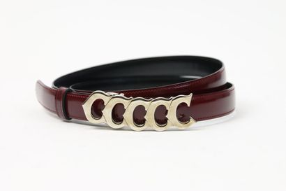 null CARTIER

Burgundy leather belt, and silver metal buckle.

We joined a box camel

With...