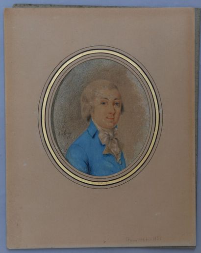 Louis-François AUBRY (1767-1851) 
Portrait...
